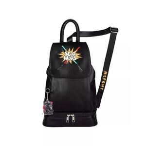 Disney MTFBWY Star Wars Meets the '90s Crossbody Bag Lightsabers & Keychain